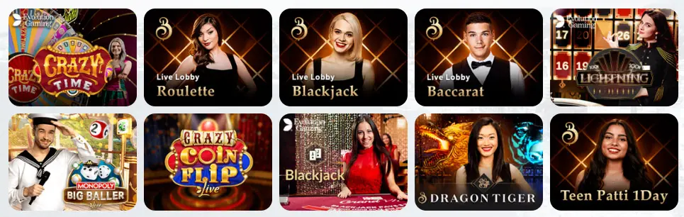 Juegos de casino en vivo ALF CASINO
