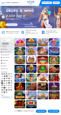 la aplicación e interfaz ALF CASINO